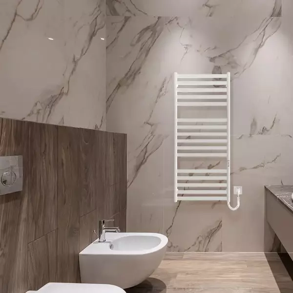 Електрична рушникосушка Hygge Family York 1170х530х80мм, білий матовий (6.1.0503.06.WM) Фото - 7